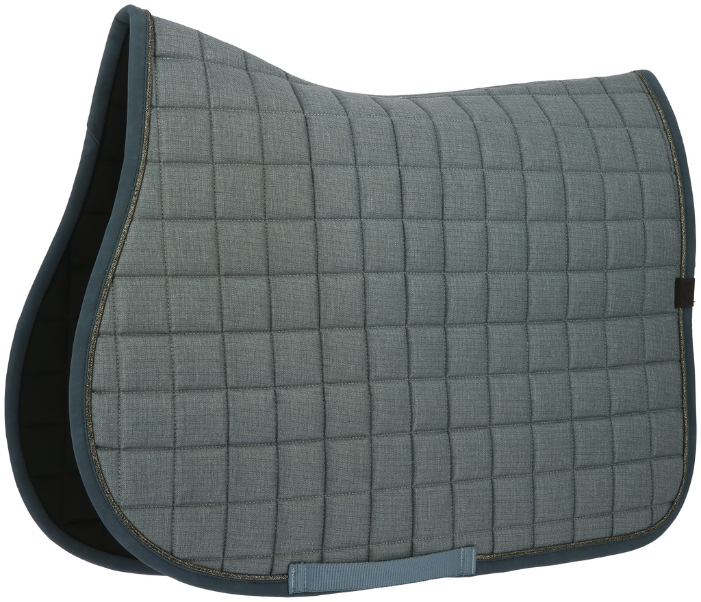 EQUITHEME Zadeldek Chic blauw - Maat Paard