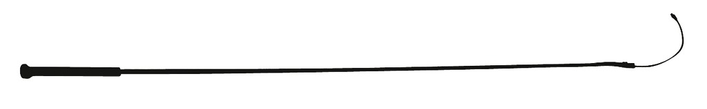 Dressurgerte Whip & GO schwarz 100cm