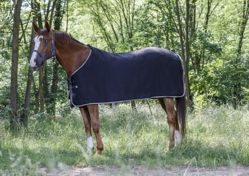 RIDING WORLD Fleece-Decke schwarz