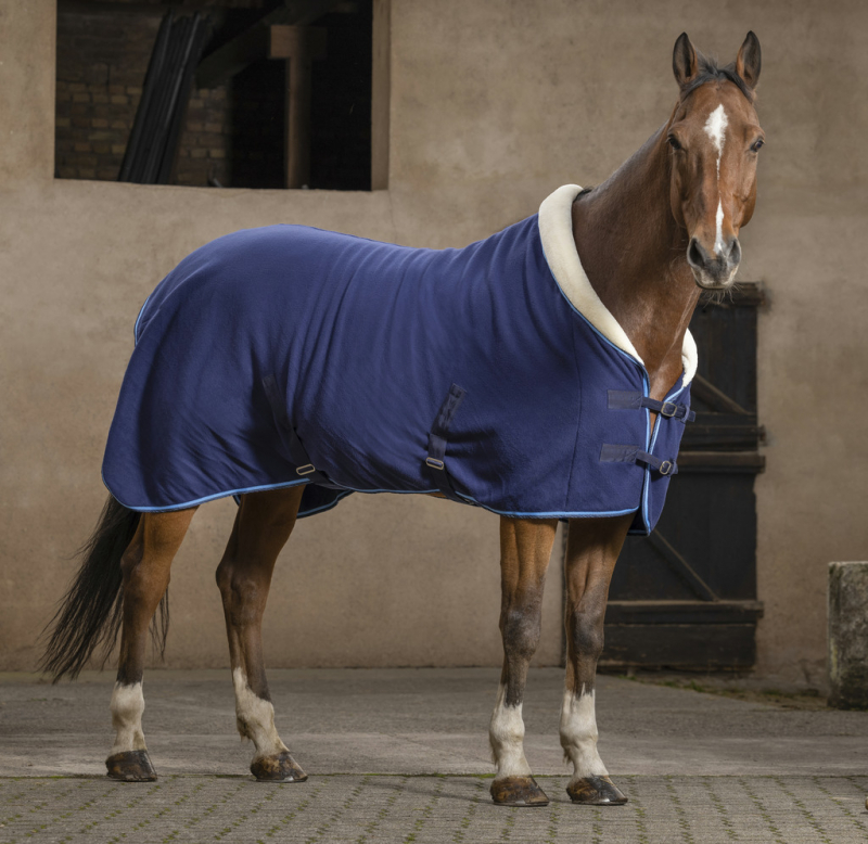 RIDING WORLD Chemise polaire confort marine