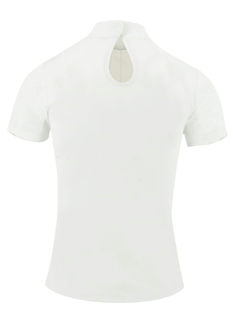 EQUITHEME Polo de concurso London blanco