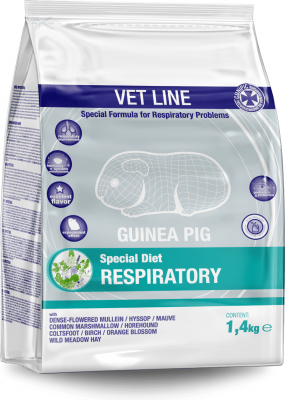 Cunipic Vetline Respiratory Formule pour renforcer le système respiratoire Cochon d'Inde
