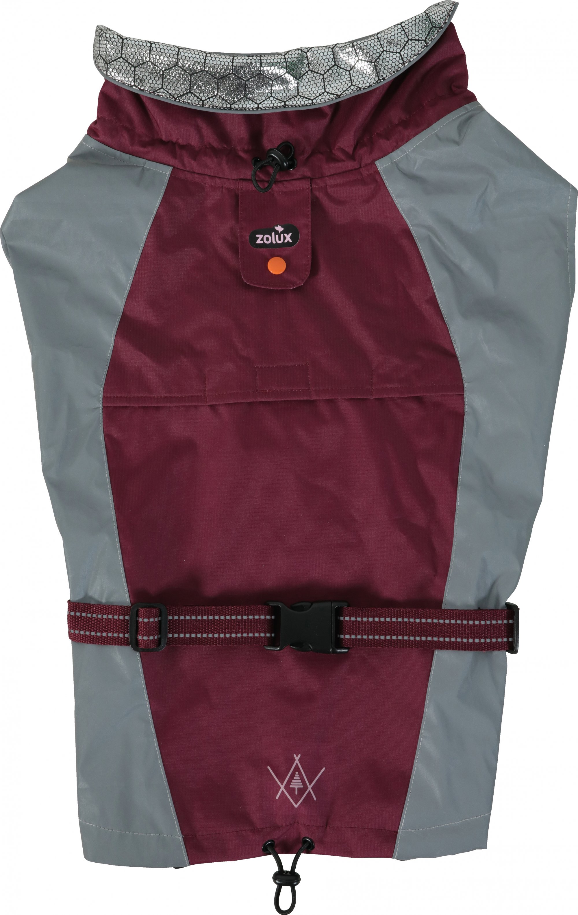 Veste coupe-vent imperméable Rouge Zolux Bivouak - 5 tailles disponibles