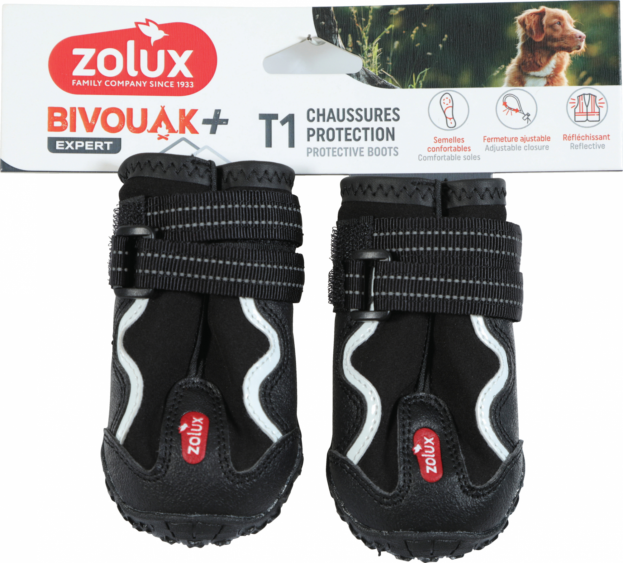 Chaussures de protection pour chien Zolux Bivouak