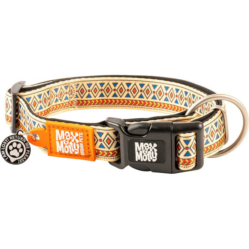 Max & Molly Hundehalsband mit Smart ID Tag - Ethnic