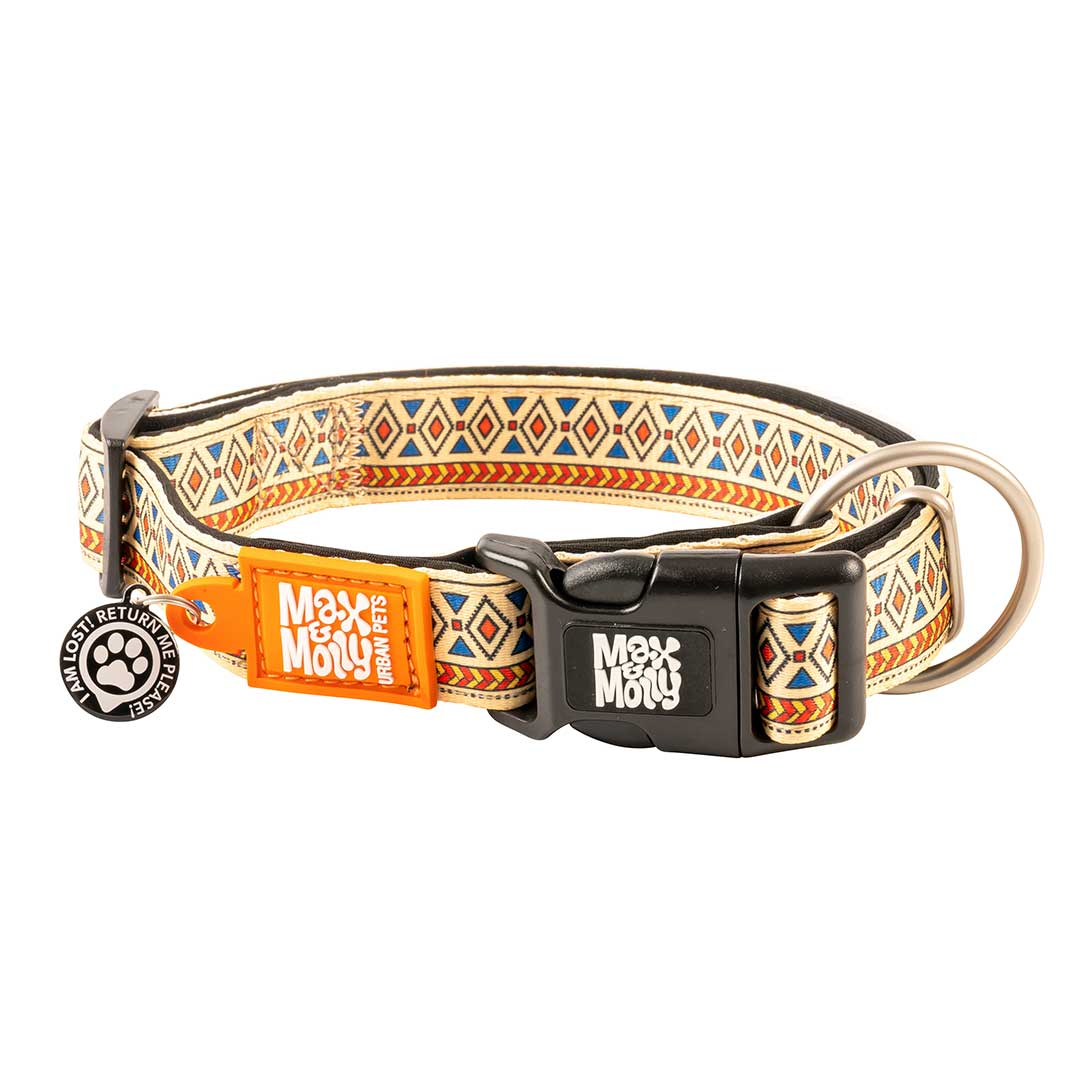 Max & Molly Hundehalsband mit Smart ID Tag - Ethnic