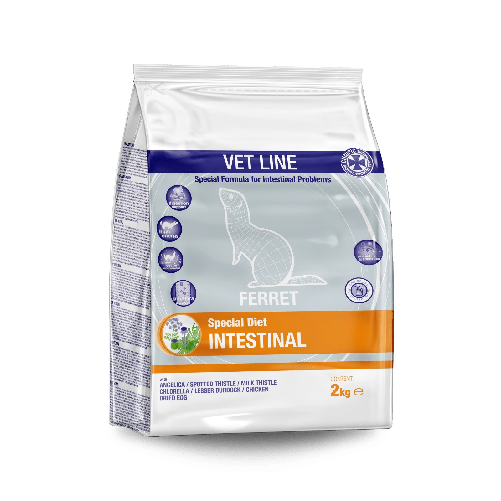Cunipic Vetline Intestinal para hurones con problemas intestinales