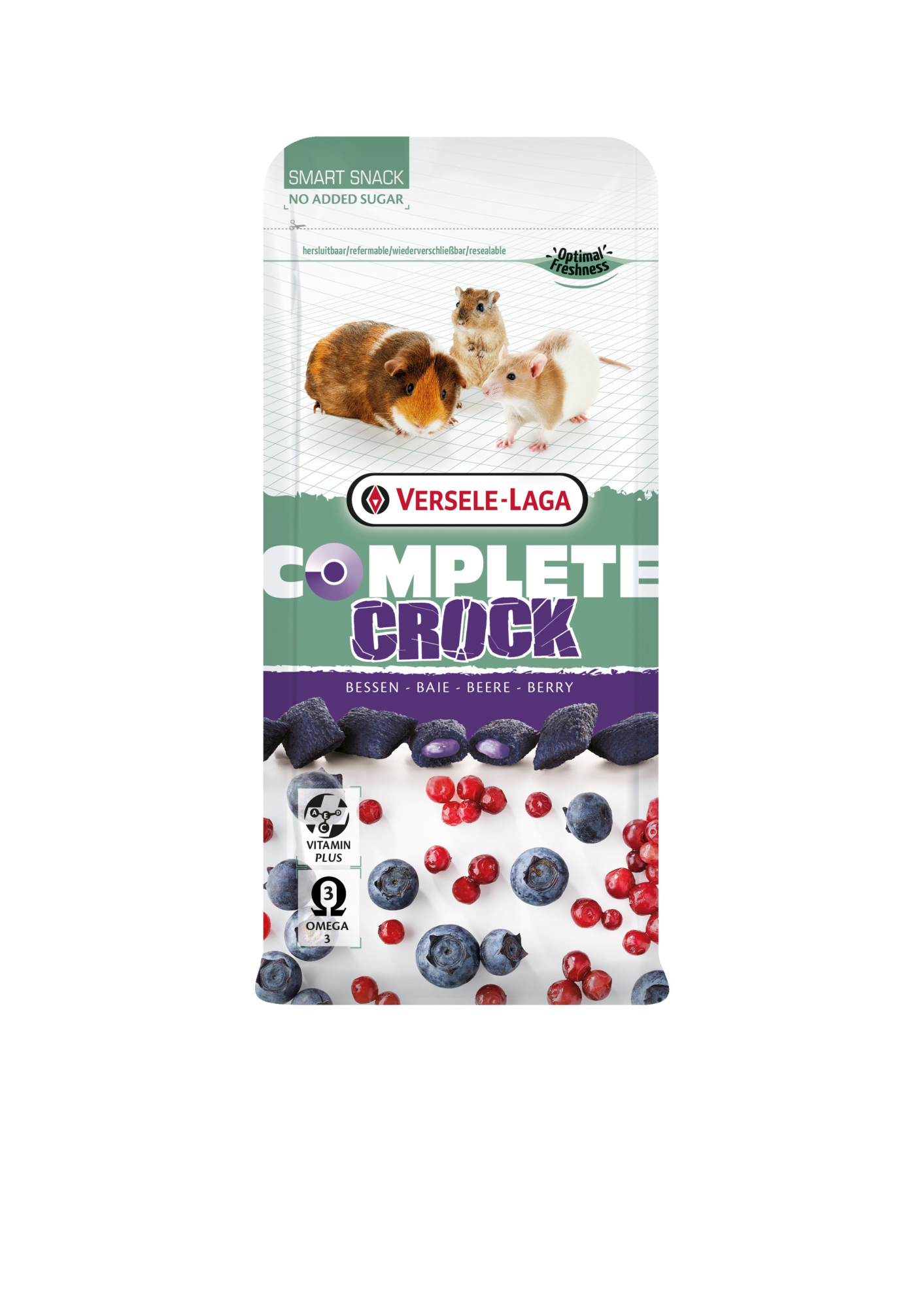 Versele Laga Complete Crock Berry para paquenos roedores