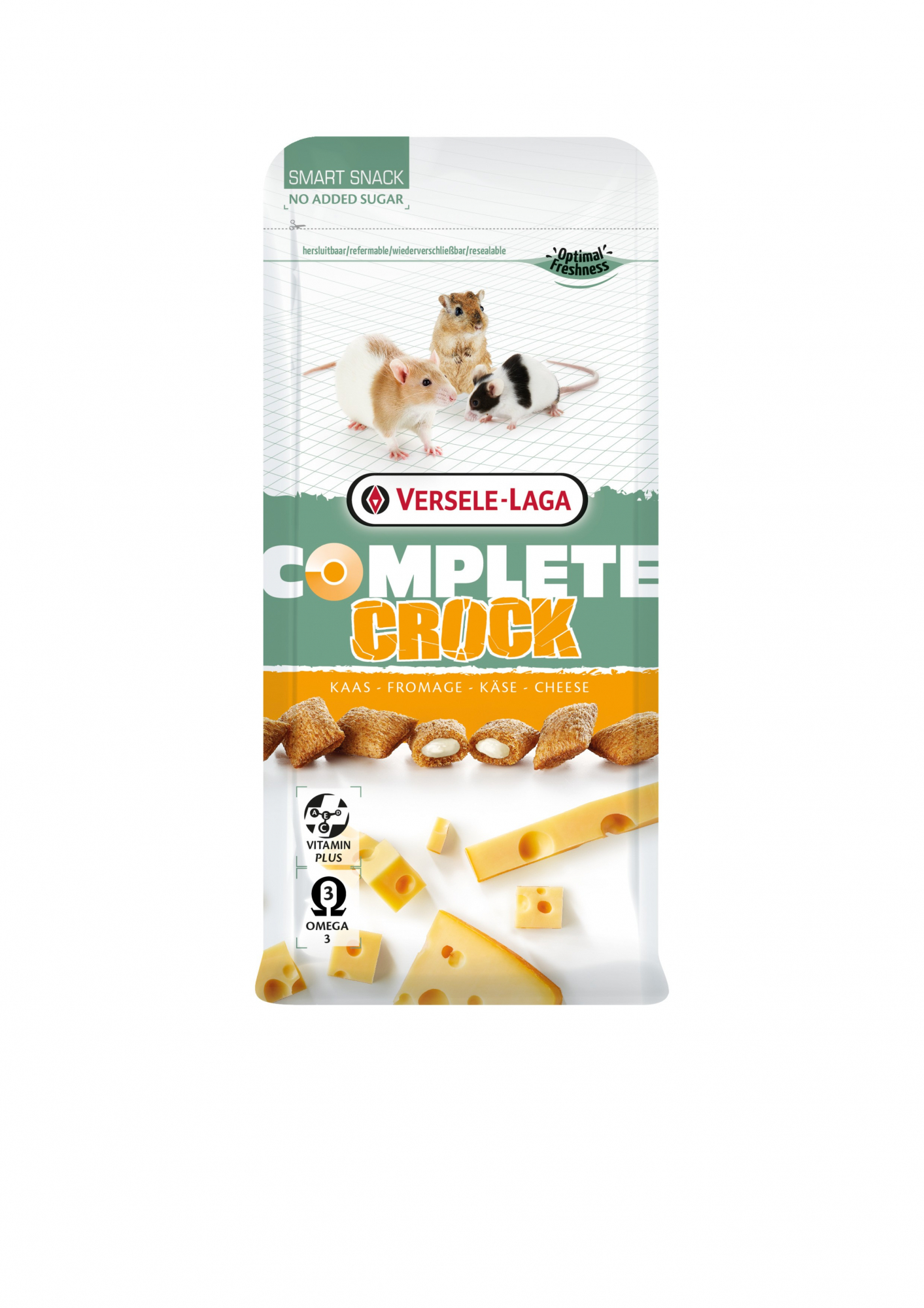 Versele Laga Complete Crock Kaas voor omnivore knaagdieren