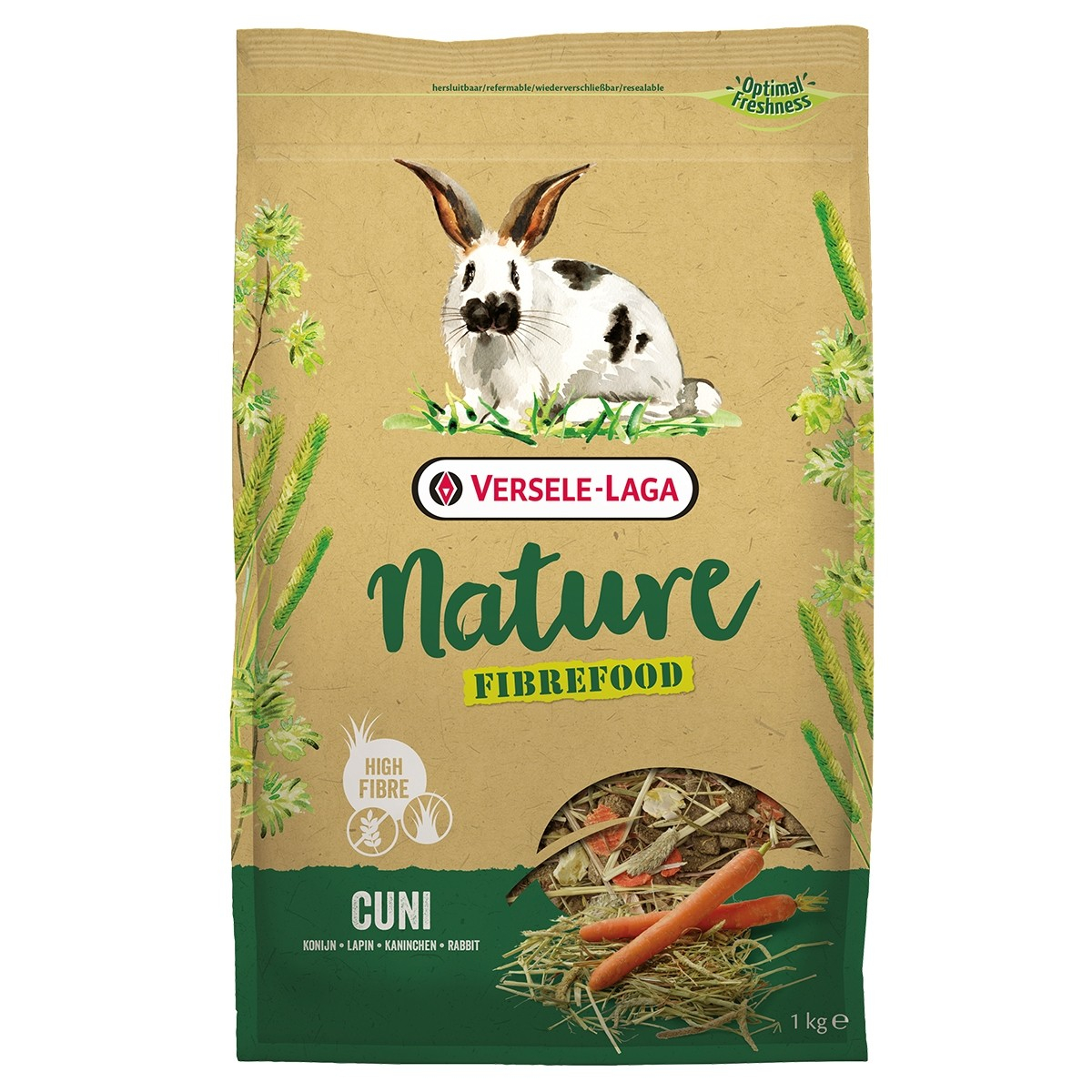 Versele Laga Cuni Nature Fibre food reich an Ballaststoffen für Kaninchen