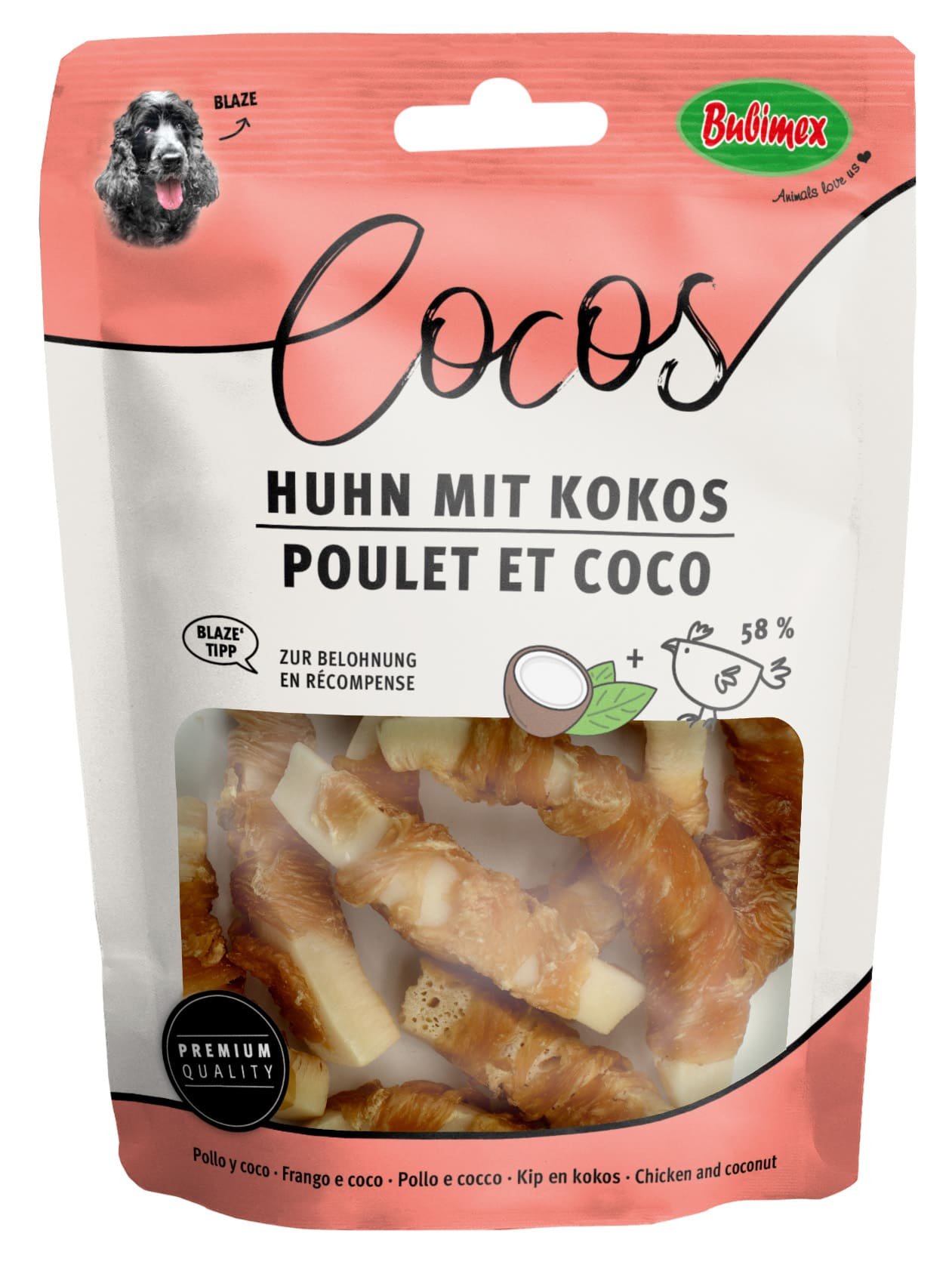 BUBIMEX Filet de poitrine de poulet à la noix de coco