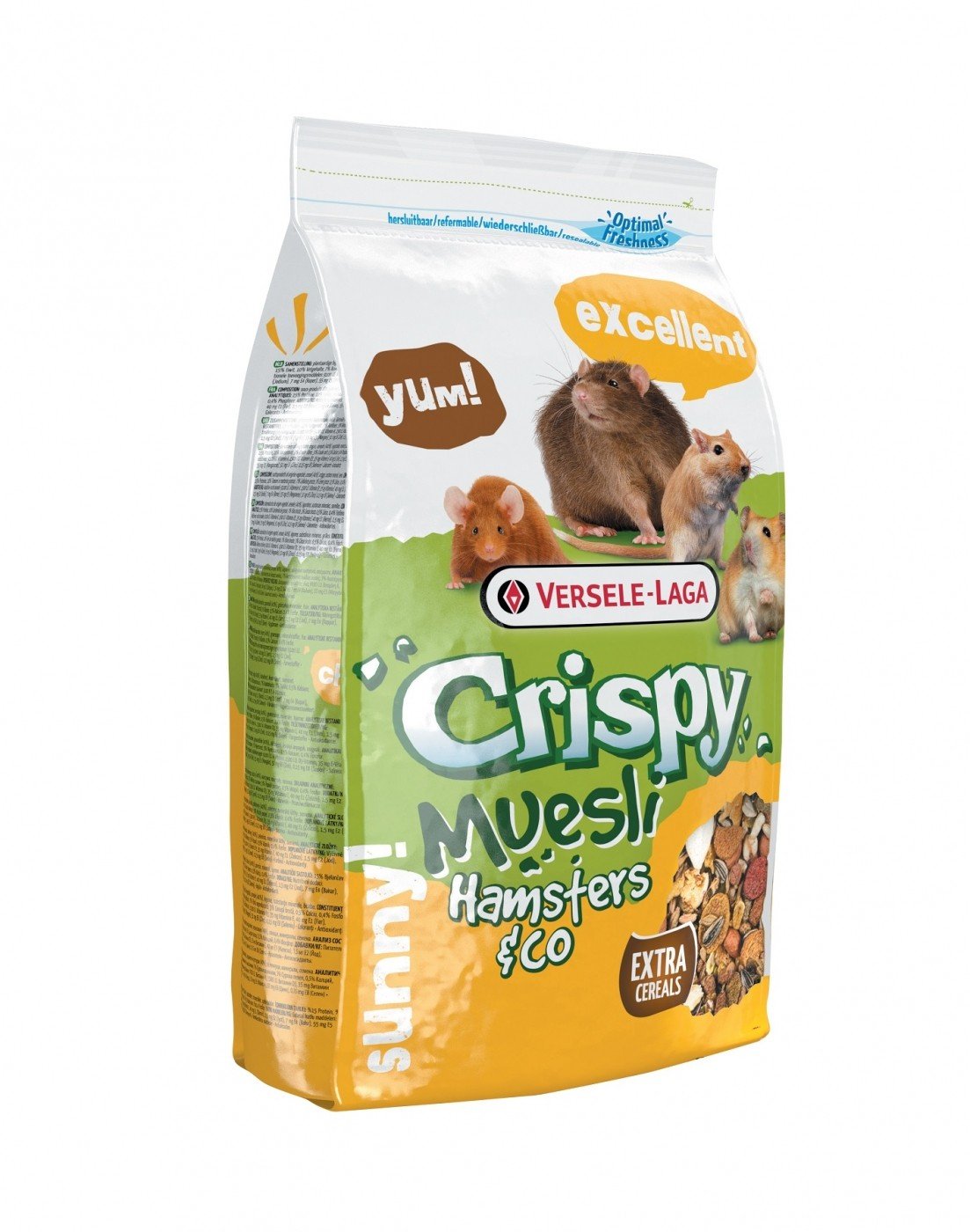 Versele Laga Crispy Muesli para Hamsters e animais roedores