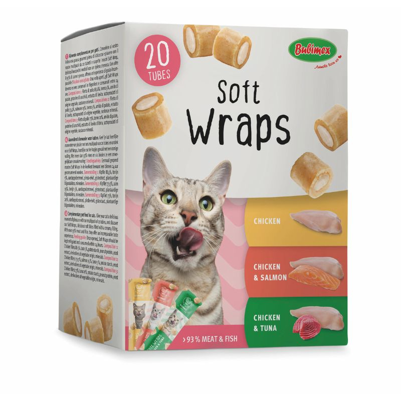 BUBIMEX Multipack Soft Wraps pour chat