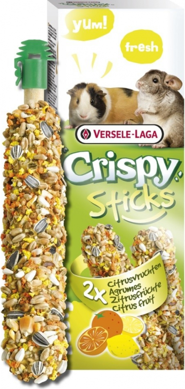 Versele Laga Crispy Sticks Agrumes pour cobayes et chinchillas