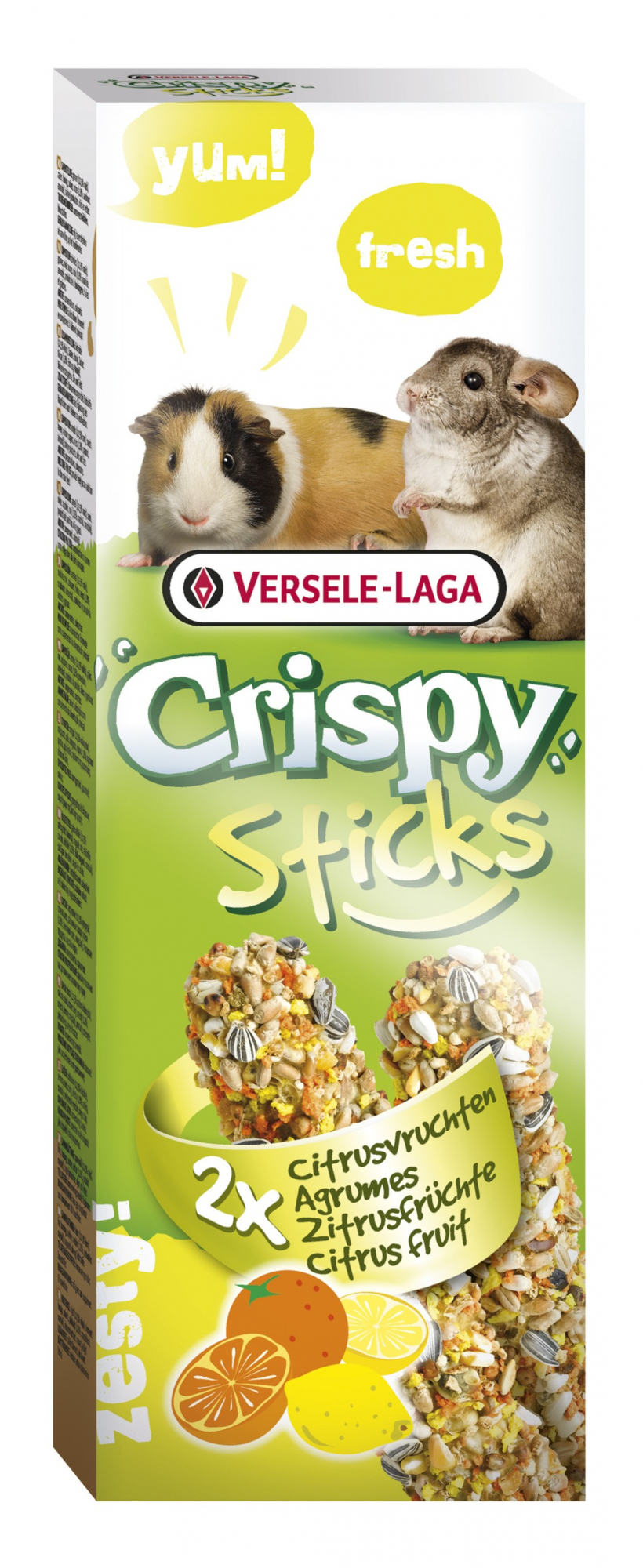 Versele Laga Crispy Sticks Agrumes pour cobayes et chinchillas