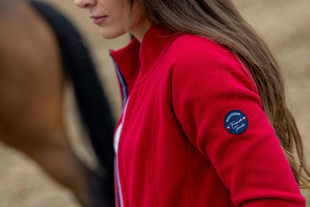 EQUITHEME Veste polaire Lena cerise