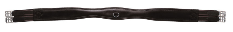 RIDING WORLD Sangle en cuir noir