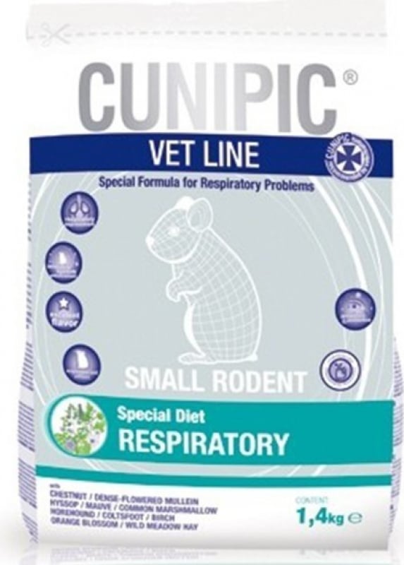 Cunipic Vetline Respiratory soutien du système respiratoire des petits rongeurs
