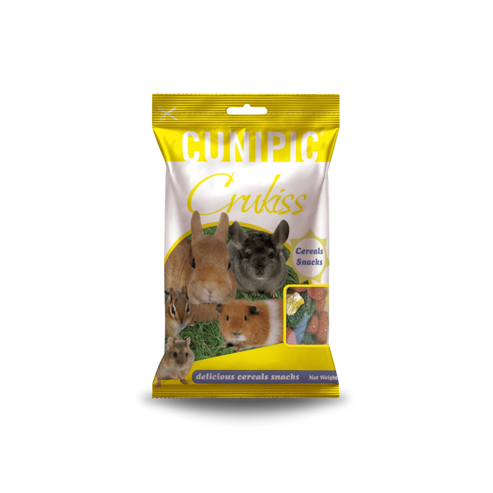 Cunipic Crukiss Suplemento alimentar para roedores Snacks à base de cereais