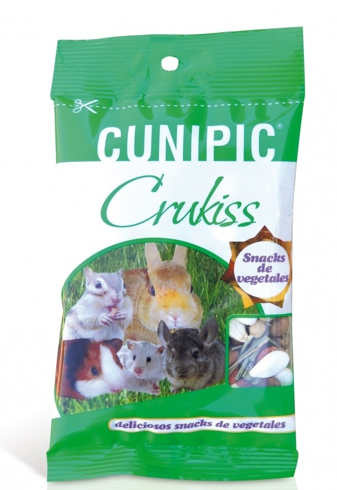 Cunipic Crukiss Suplemento alimentar Snacks de legumes para roedores