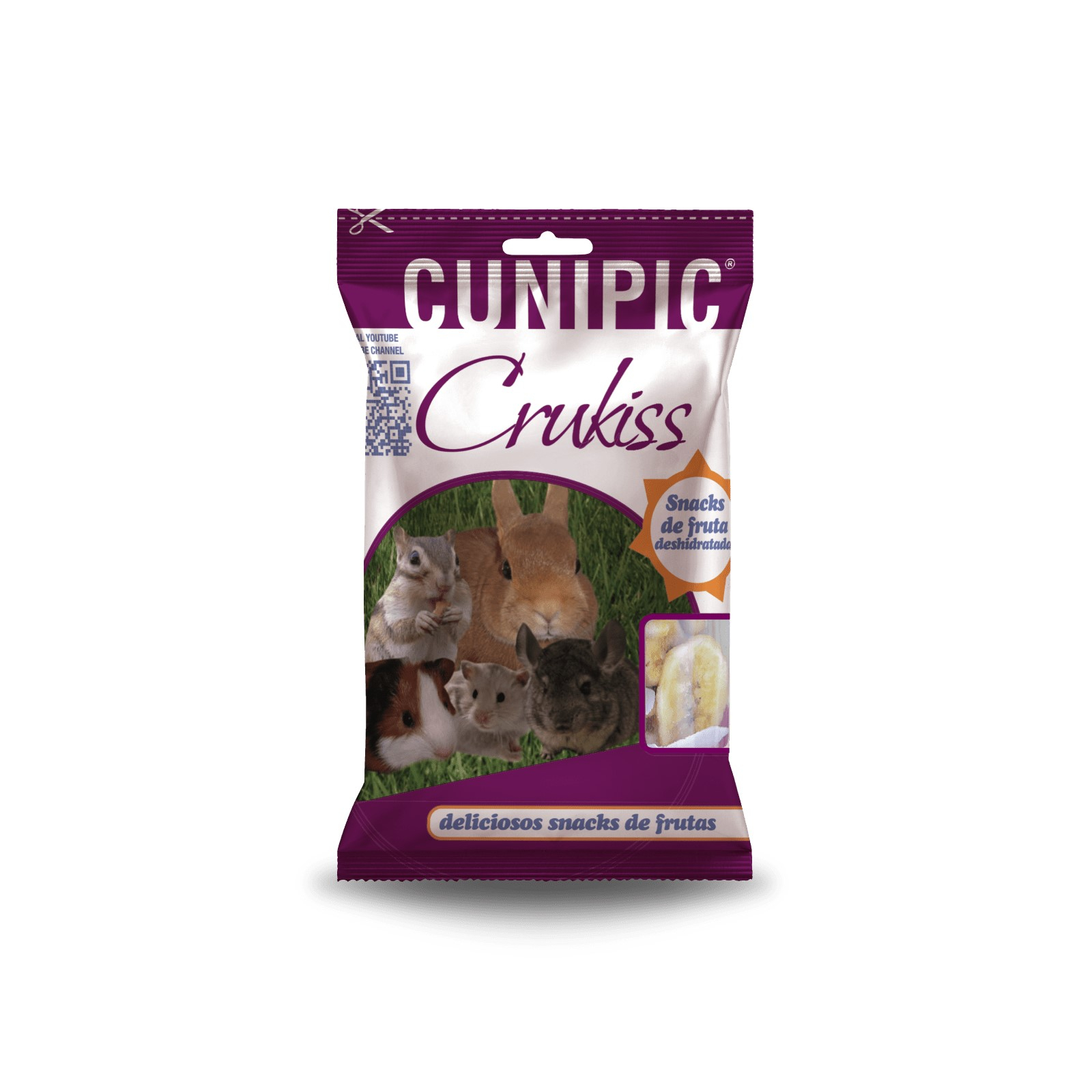 Cunipic Crukiss Nahrungsergänzungsmittel Trockenobst-Snacks für Nager