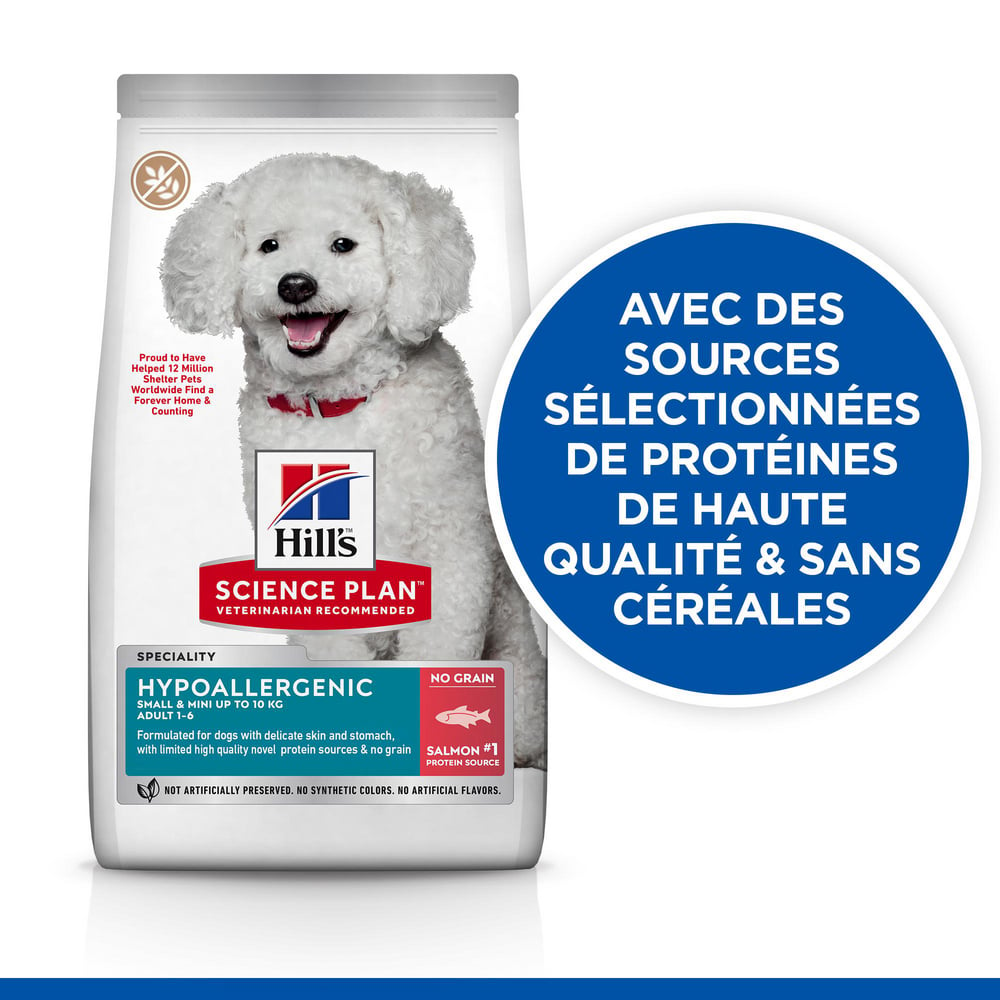 Hill's Science Plan Hypoallergenic Saumon pour chien de petites et très petites races