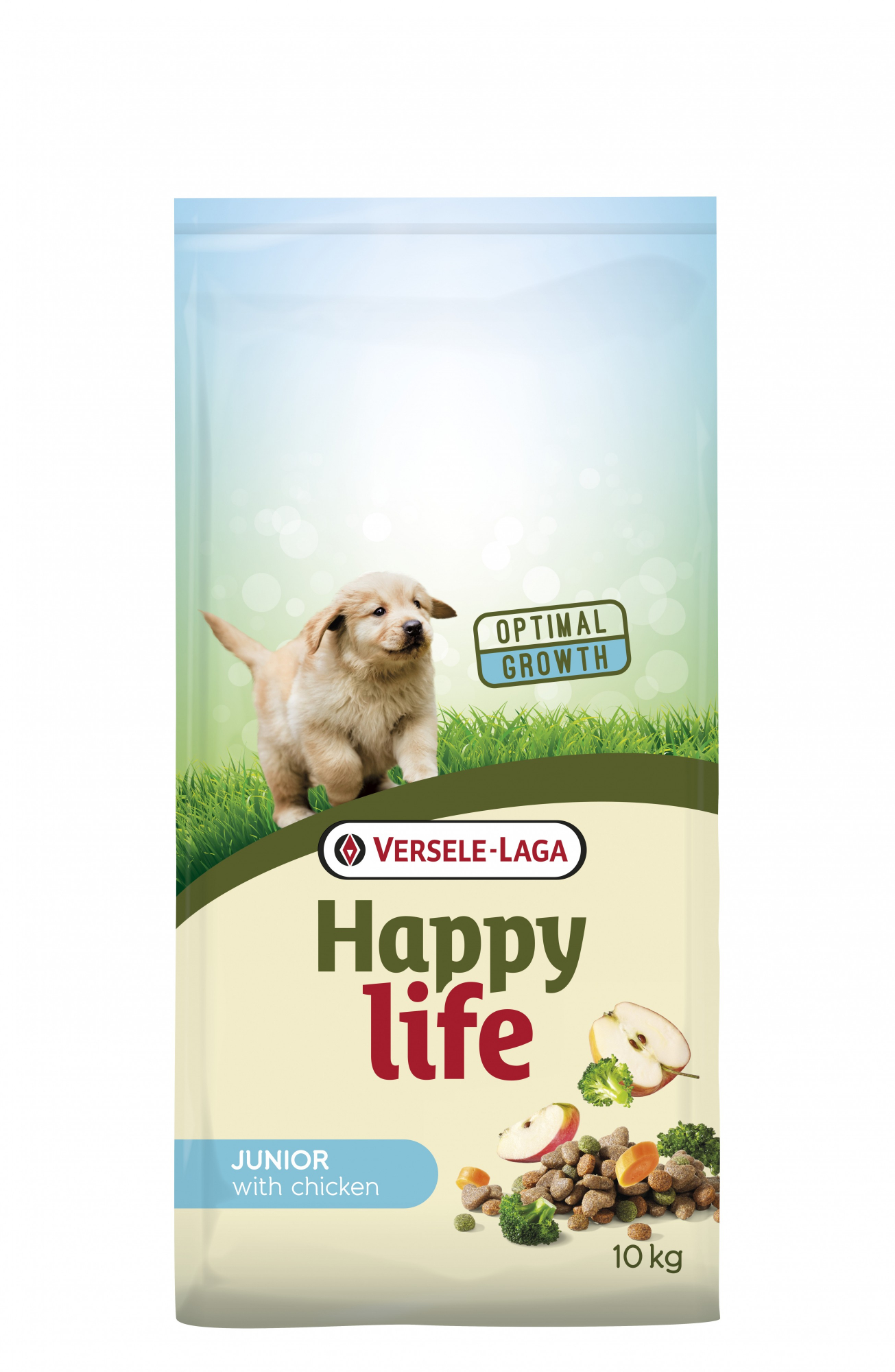 Happy life Junior Chicken para cachorros e cães em curso de crescimento