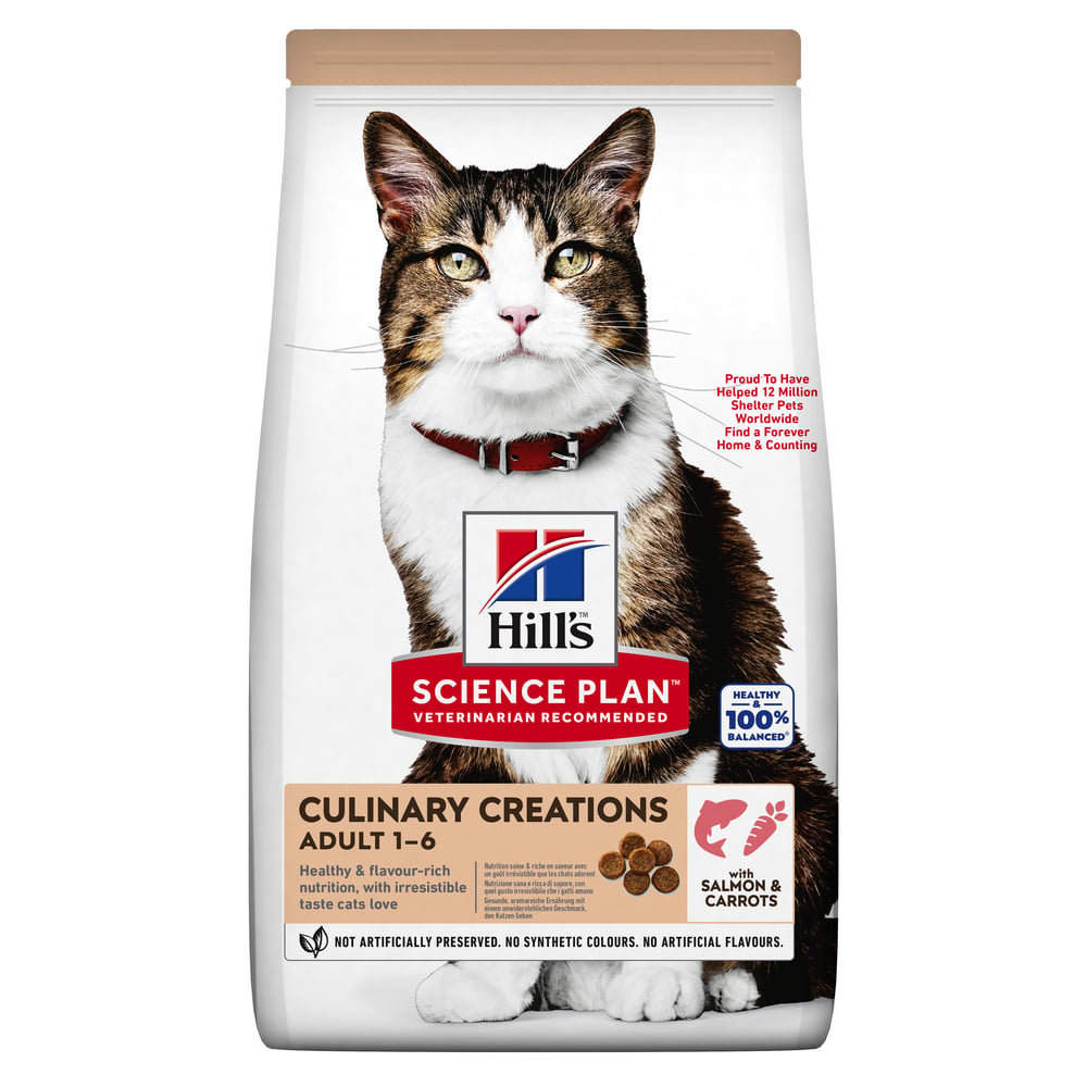 HILL'S Science Plan Adult Culinary Kreationen mit Lachs und Karotten für Katzen