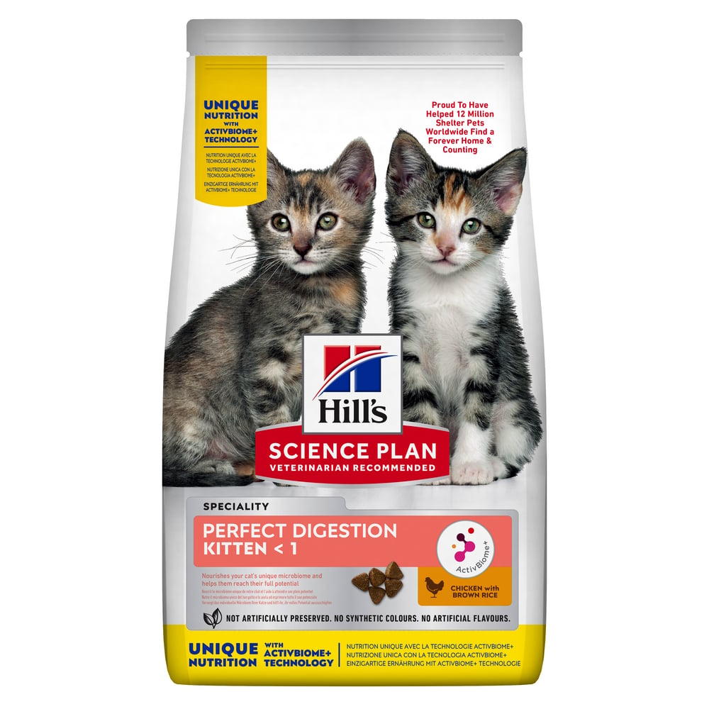 HILL'S Science Plan perfect digestion poulet et riz pour chaton