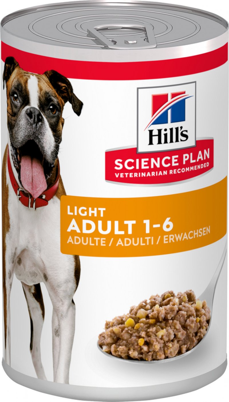 Hill's Science Plan Light pâtée pour chien adulte de race moyenne au poulet