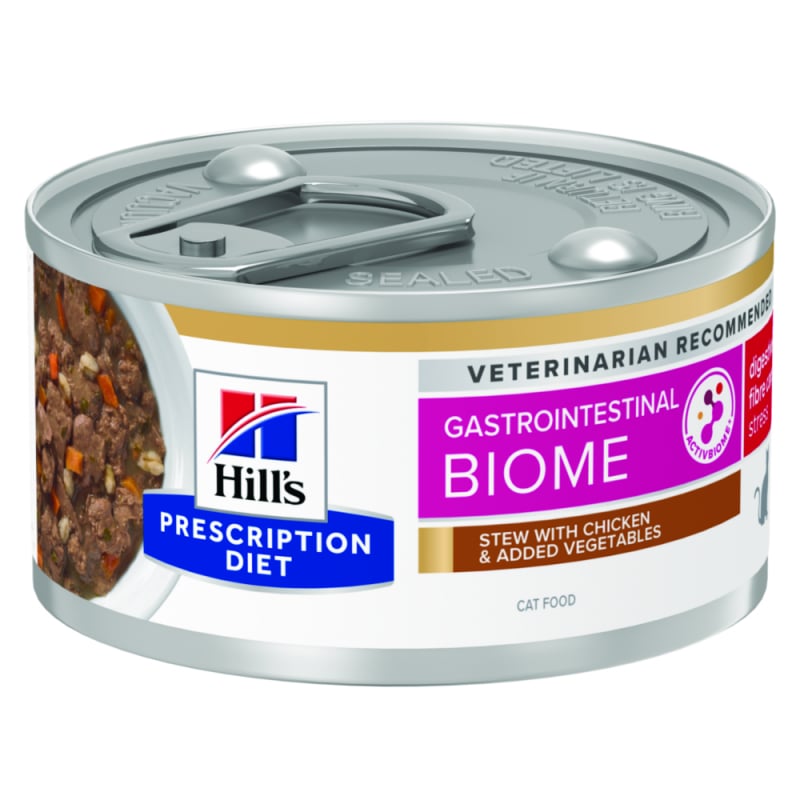 Hill's Prescription Diet Gastrointestinal Biome Stress Mijotée pour Chat