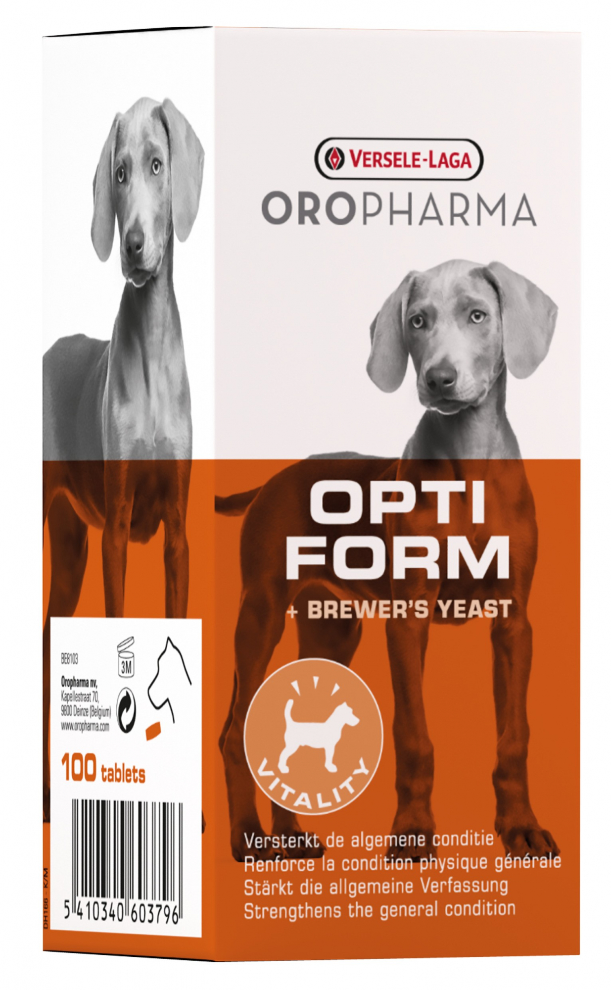Oropharma Opti Form - levadura de cerveza para perros para una buena salud