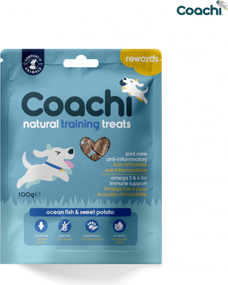 COACHI Friandises naturelles pour l'apprentissage au poisson