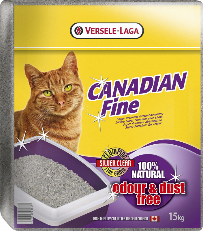 Litière chat minérale Versele-Laga Canadian Fine 15kg