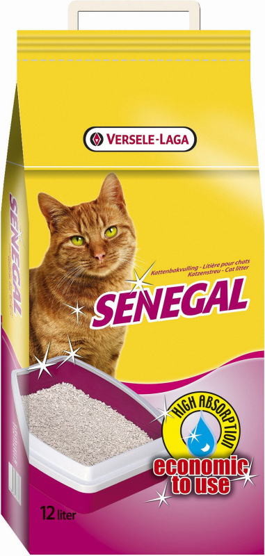 Versele-Laga Senegal - Litière chat minérale composée d'argile blanche du Sénégal
