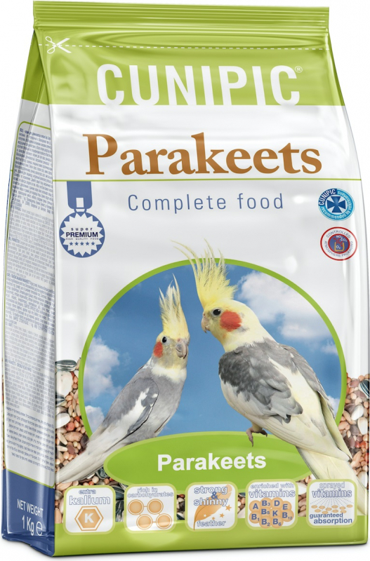 Cunipic Premium Parakeets Aliment complet pour grandes perruches