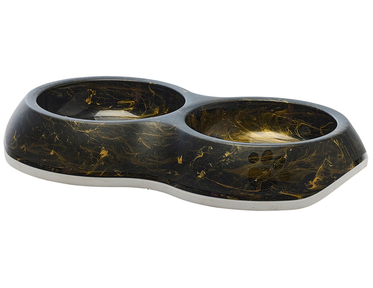 Gamelle Delice Marble Black/gold - Simple ou Double - plusieurs contenances disponibles