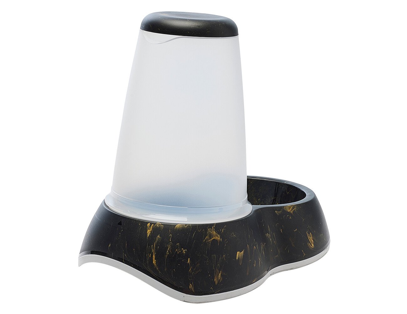 Distributeur d'eau Loop Marble black/gold 