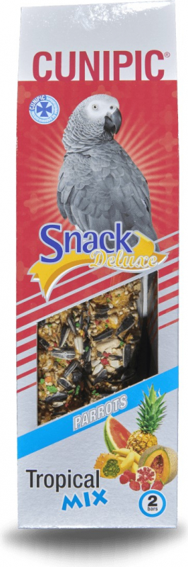 Cunipic Snack Deluxe Frutos Tropicais Barras para Papagaio