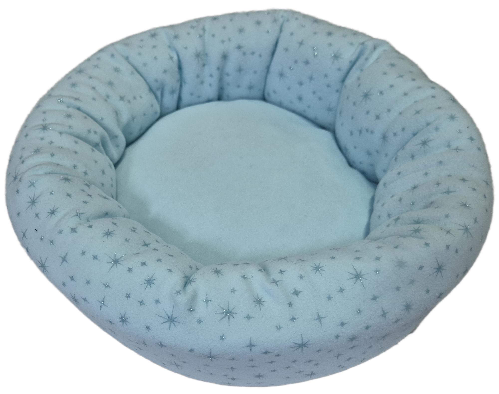 Coussin apaisant Donut Bleu pour chat ou petit chien