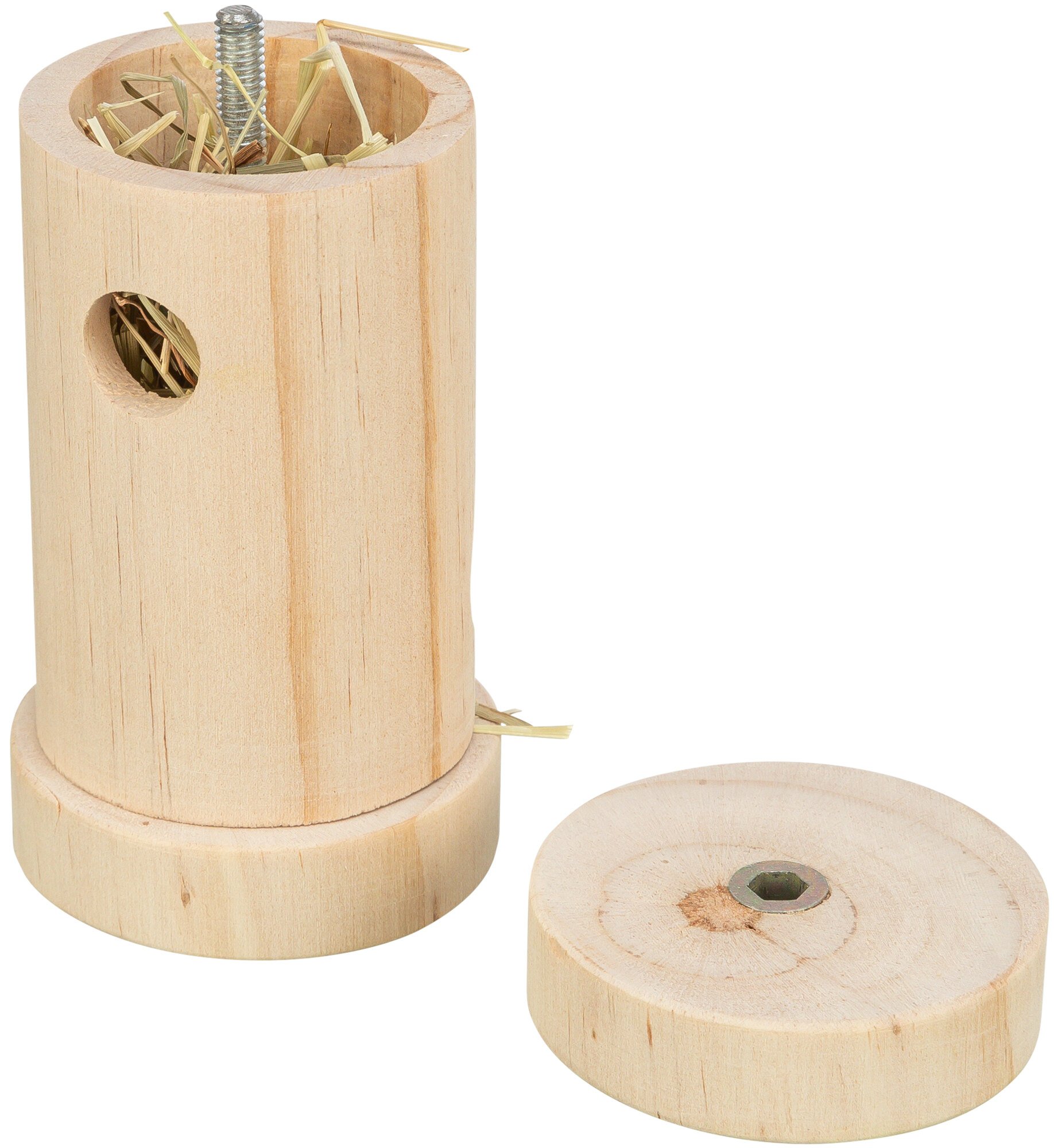 Snack Roll en bois pour lapins et cochons d'Inde