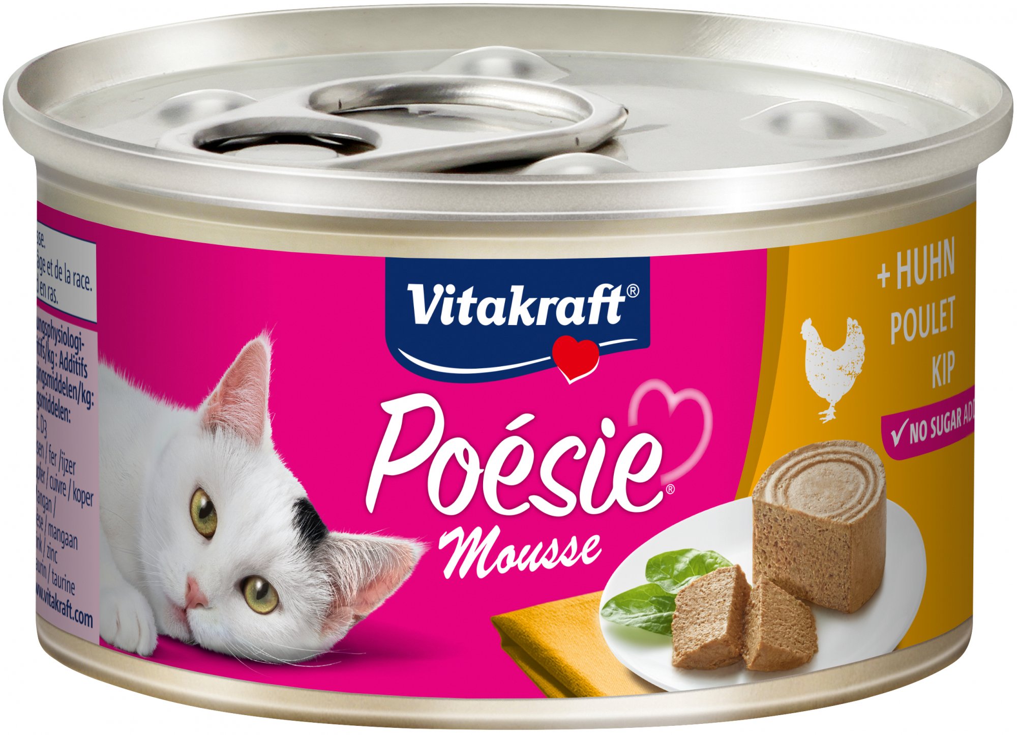 VITAKRAFT Poésie Mousse ohne Zuckerzusatz für Katzen - 5 Geschmacksrichtungen zur Auswahl