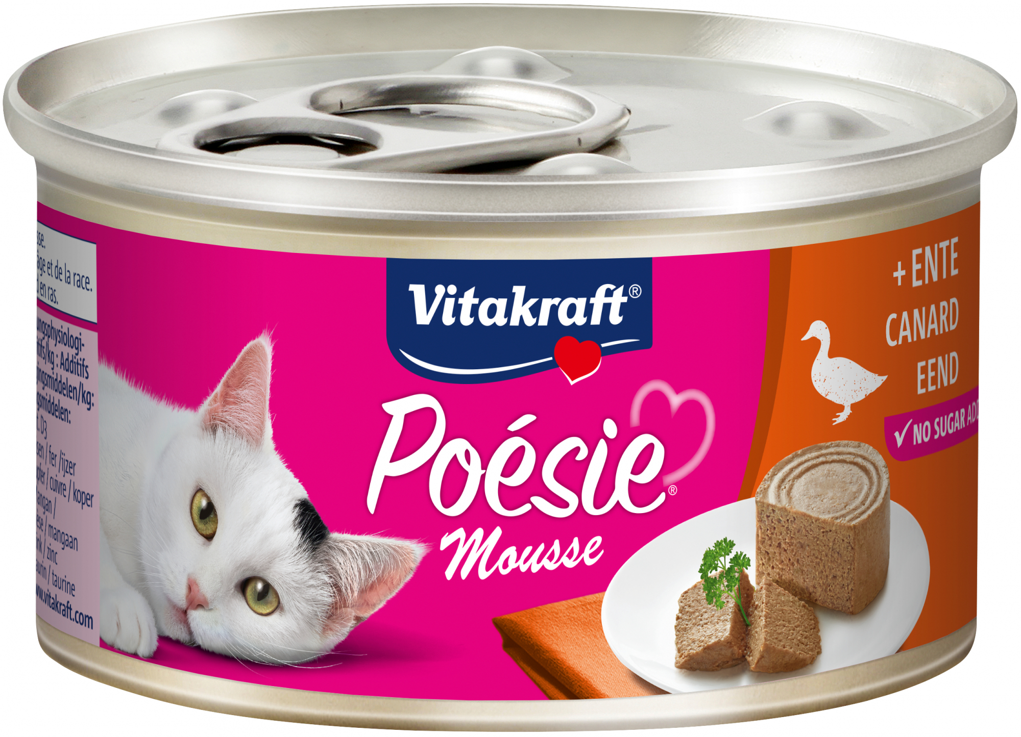 VITAKRAFT Poésie Mousse ohne Zuckerzusatz für Katzen - 5 Geschmacksrichtungen zur Auswahl