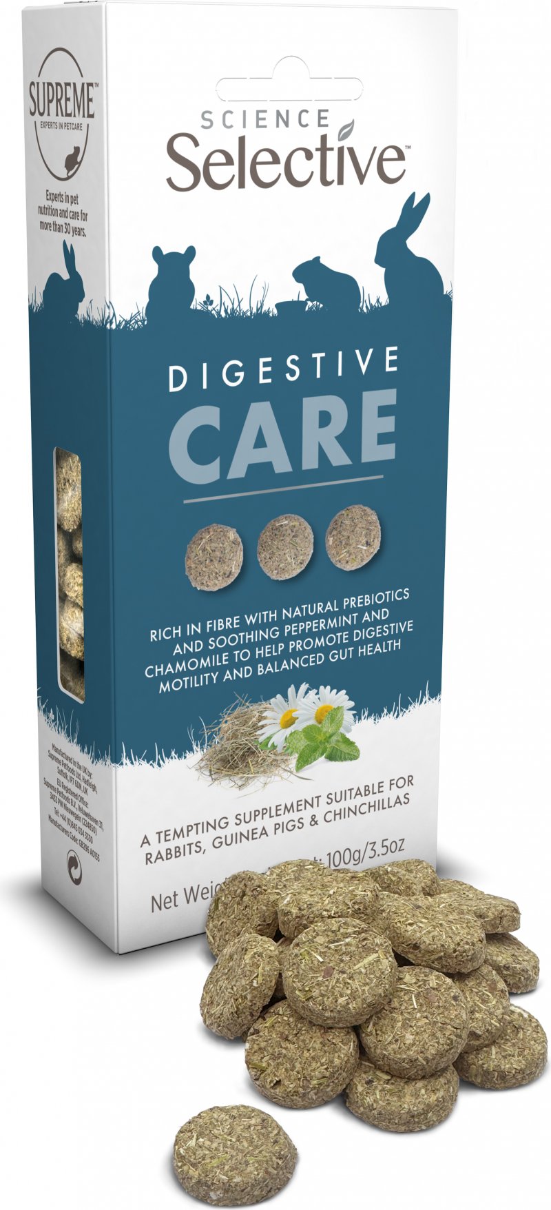 Selective Digestive Care Leckerli mit Pfefferminze für Kaninchen und Nagetiere