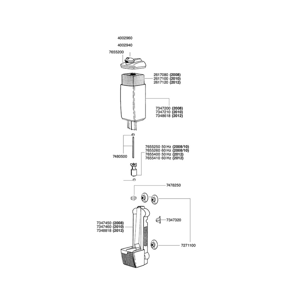 Kleiner Aquariumfilter EHEIM Pickup 200