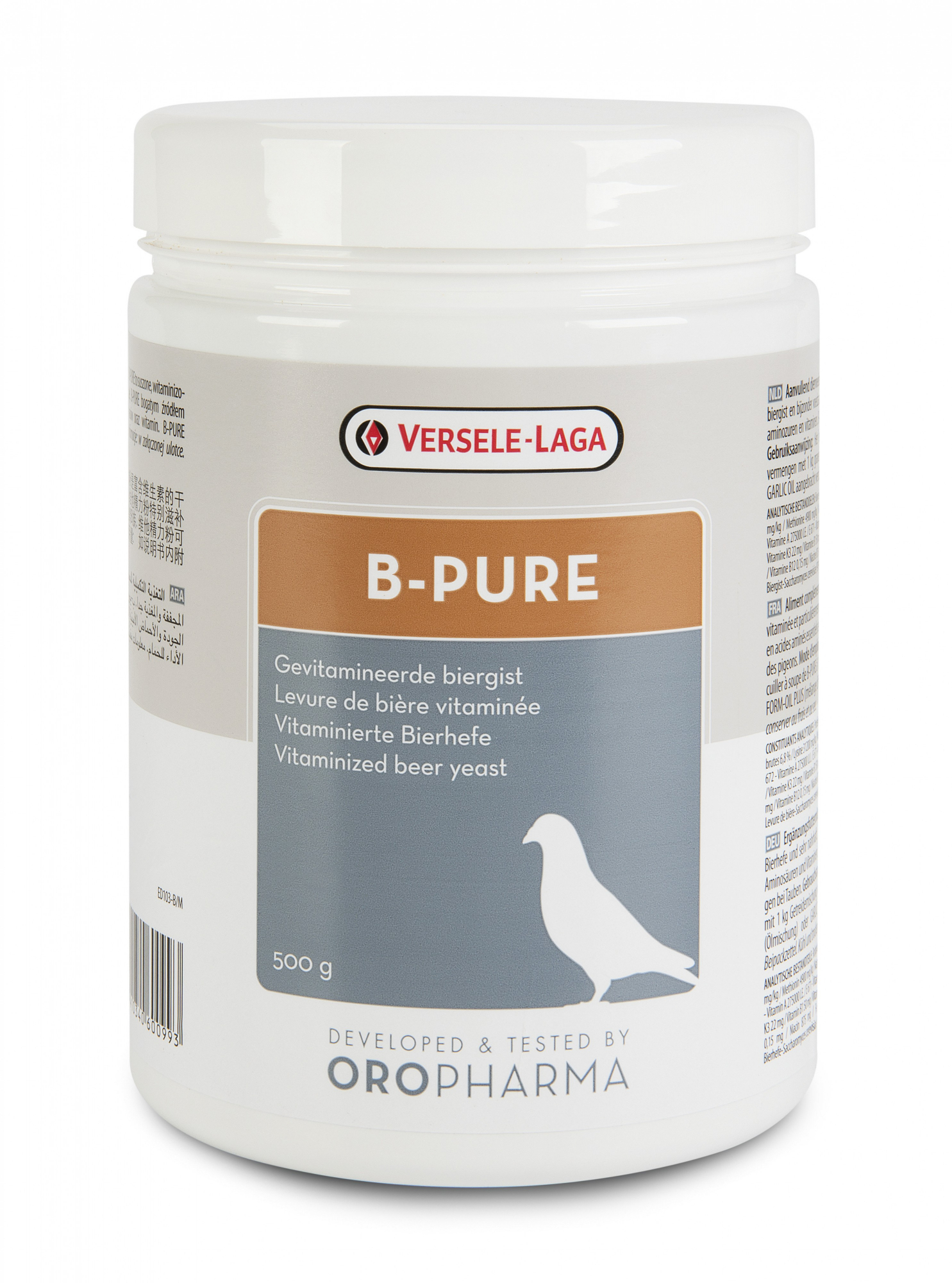 Oropharma B-Pure, levedura de cerveja vitaminada