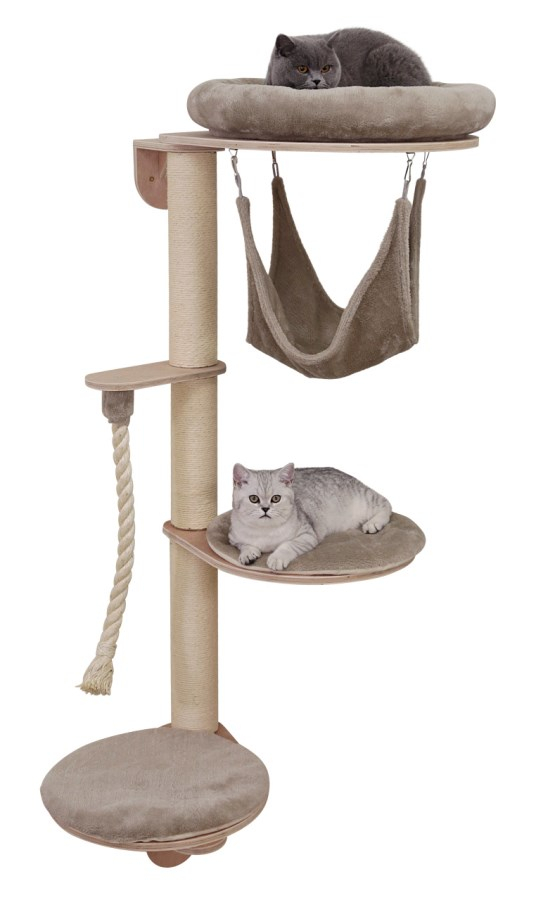 Katzenbaum zur Wandbefestigung Dolomit Grappa - 158 cm