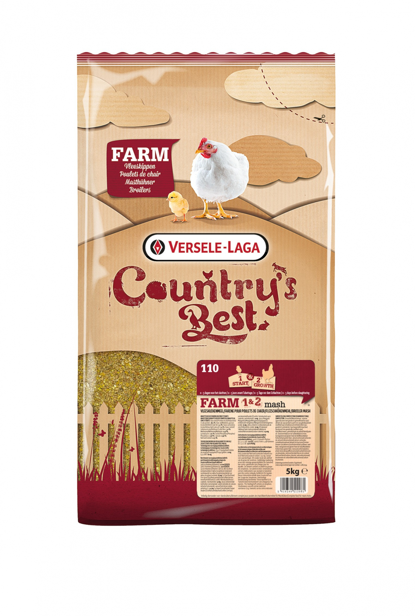 Farm 1&2 Mash Country's Best Farine para frangos de engorda