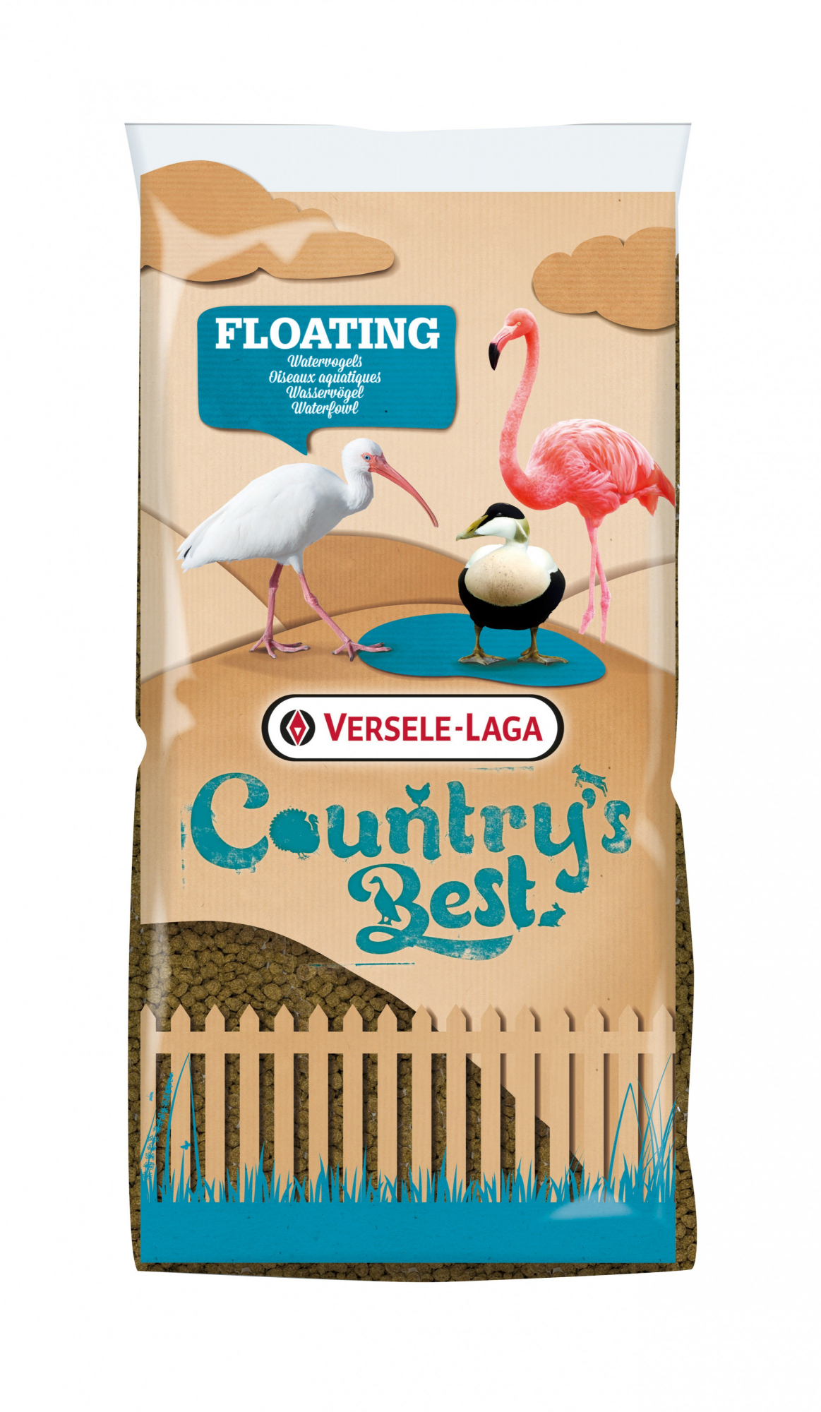 Floating Allround Country's Best Granulado flutuante para aves aquáticas