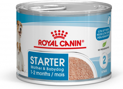 Natvoer Royal Canin Starter Mousse Mother And Baby Dog